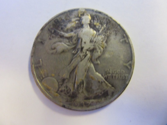 1937 .90 Silver Walking Liberty Half Dollar