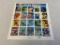 2005 DC Comics SUPER HEROES Full Sheet of Stamps