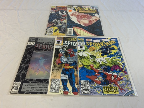 Lot of 5 SPIDER-MAN 1990'S Issues Marvel Comics