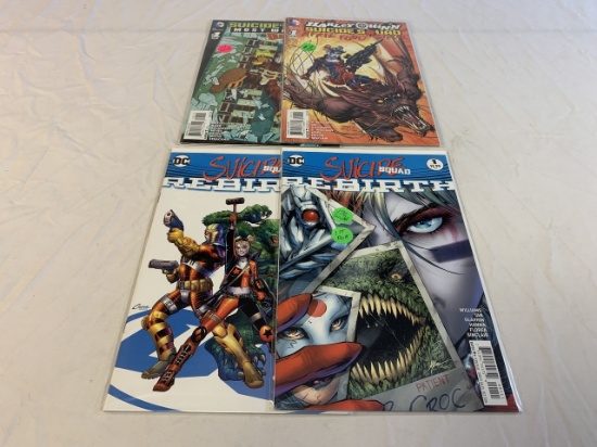 Lot of 4 SQICIDE SQUARD #1 Variant Covers DC Comic