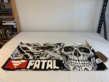 FATAL Snake Skulls Vinyl Banner