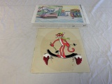 Lot of 2 PINK PANTHER Animation Cels