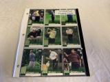 Lot of 17 PGA Golf Trading Cards