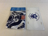 US Coast Guard Windsock and License Plate NEW