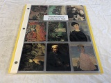 1993 MASTERPIECE ART Trading Card Set 1-90