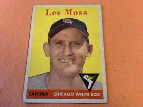 LES MOSS 1958 Topps Baseball Card