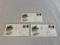 Lot of 3 First To Cross Atlantic First Day Covers