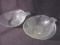 Set of 2 Arcoroc Fish Shape Large Glass Salad Bowl