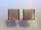 Pair of .925 Silver Square Earrings 10g Total