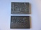 Pair of Pewter American Revolution History Units