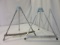 Lot of 2 Stanrite Small Metal Easels