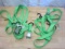 2 10' Lime Green Cargo Straps w/ Extra Clasp