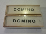 Lot of 2 28 pc Domino Sets