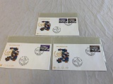 Lot of 3 Official Geneva Cachet First Day Covers