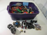 Large Lot of Legos and Some Halo Toys