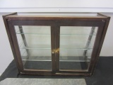 Wood and Glass Display Case 23