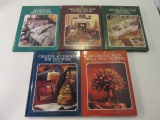 Lot of 5 Arts & Crafts For Home Decorating Books