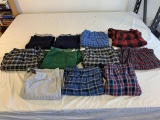 Lot of 11 Adult Pajama Lounge Pants Size 2XL