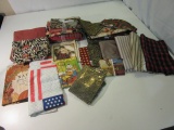 Lot of Various Fabric Pieces incl. American Flag