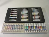 Lot of 3 Trays of Watercolor & Acrylic Paints