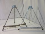 Lot of 2 Stanrite Small Metal Easels
