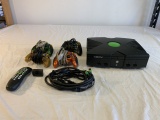 Original XBOX Video Game System with 4 Controllers