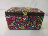 Colorful Sewing Box Filled With Supplies