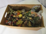 Large Lot of Artificial Flowers and Fruit