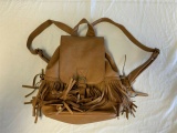Faux Brown Leather Tassle 12