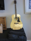 GWL Acoustic Guitar with Stand and Case