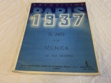 Vintage Paris 1937 Exposition Souvenir Program