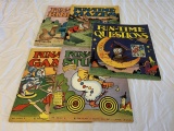 Lot of 5 1930's FUN-TIME  Kids Activity Books