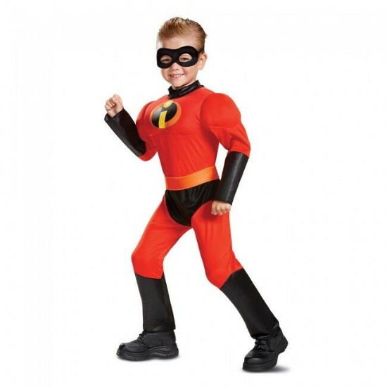 Incredibles 2  Dash Muscle Toddler Costume Size 2T