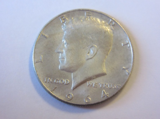 1964 .90 Silver Kennedy Half Dollar