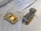 Lot of 2 Miniature Vehicle Themed Clocks