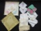 Large Lot of Vintage Handkerchiefs