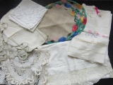 Large Lot of Vintage Linens, Including: Place Mats