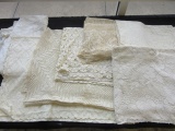 Lot of 7 Large Vintage Tablecloths