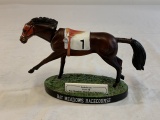 Bay Meadows Seabiscuit bobble Head Horse