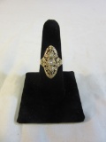 14K Gold Electroplate Ring Size 8