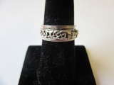 .925 Silver 6.9g Size 7.5 Turning Ring