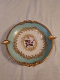 Vintage Limoges gold leaf ash tray