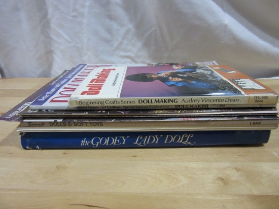 Lot of 9 Doll Magazines/Books