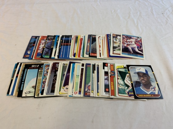 Lot of 100 Baseball Cards STARS