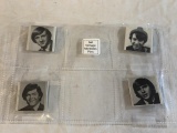 Set of 4 Vintage THE MONKEES Square Pins