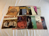 Lot of 12 Vintage Rock Albums Records-Beatles