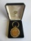 18KT Gold Electroplate Krugerrand Coin Key Chain