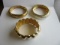 Lot of 3 Cielo Gold-Tone Bracelets