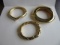 Lot of 3 Gold-Tone Bracelets