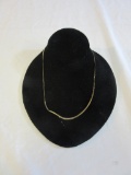 24KT Gold Over Sterling Necklace